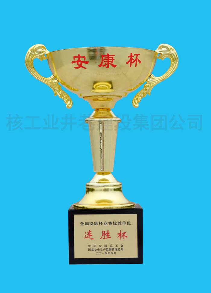 全國安康杯競賽優(yōu)勝單位連勝杯